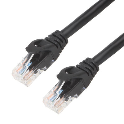 स्थिर 24AWG कैट 6 UTP पैच कॉर्ड, RJ45 कनेक्टर पैच कैट 6 केबल