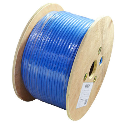 OEM नेटवर्क Cat7 लैन केबल हाई स्पीड 20Gbps 24AWG BC S/FTP PVC जैकेट 4 जोड़े