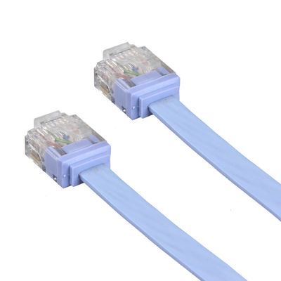 इंस्ट्रूमेंटेशन फंसे के लिए RJ45 ईथरनेट Cat5e फ्लैट केबल एचडीपीई बीसी