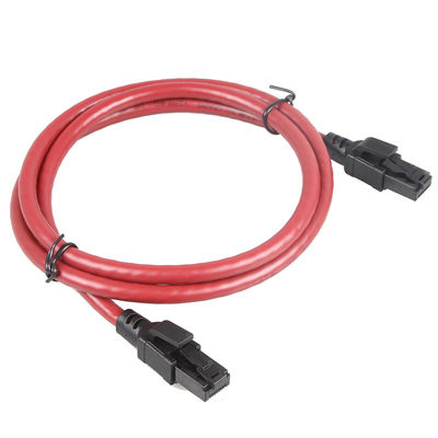 Cat6 नेटवर्क आउटडोर ईथरनेट केबल डबल शीथ 24 AWG 24 Ft