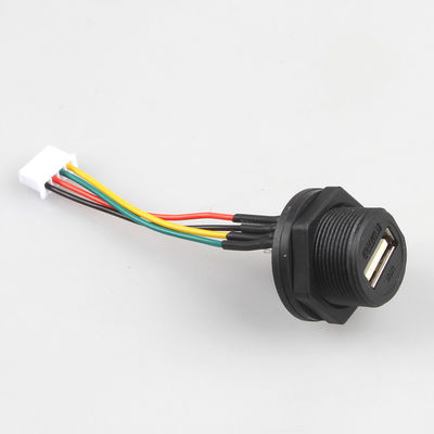 वाटरप्रूफ XH2.54 4P USB फ्रंट केबल वायर हार्नेस मैन्युफैक्चरिंग 2.54mm पिच