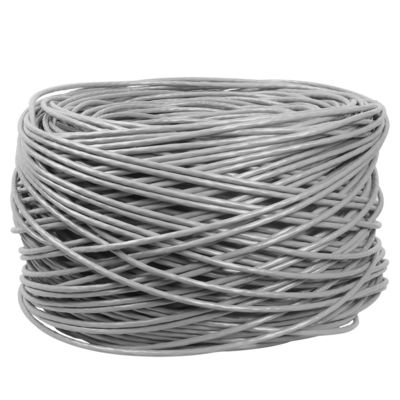 UTP Cat6 24 AWG Cat 5e पैच केबल BC 0.51 IPVC जैकेट 4 जोड़े 305m