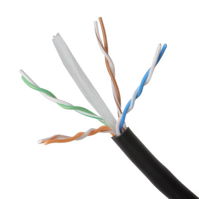 स्थिर 24AWG कैट 6 UTP पैच कॉर्ड, RJ45 कनेक्टर पैच कैट 6 केबल