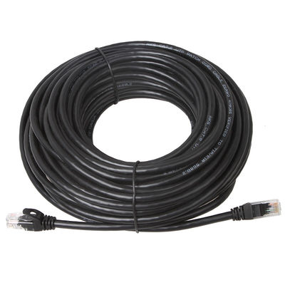 स्थिर 24AWG कैट 6 UTP पैच कॉर्ड, RJ45 कनेक्टर पैच कैट 6 केबल