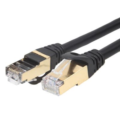 टिकाऊ 600MHZ Cat 7 ईथरनेट पैच केबल हाई स्पीड गीगाबिट 10Gbps