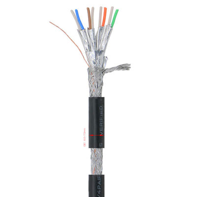 टिकाऊ 600MHZ Cat 7 ईथरनेट पैच केबल हाई स्पीड गीगाबिट 10Gbps
