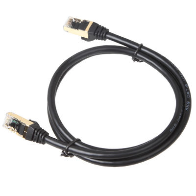 टिकाऊ 600MHZ Cat 7 ईथरनेट पैच केबल हाई स्पीड गीगाबिट 10Gbps