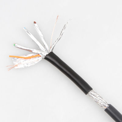 OEM Gigabit ईथरनेट Cat8 पैच केबल S/FTP 40Gbps 2000MHZ प्रैक्टिकल