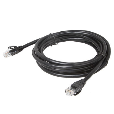 10Gps 24AWG Cat 6a UTP केबल, BC7/0.2 PVC जैकेट पैच कॉर्ड Cat 6a Amp