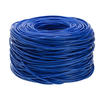 ODM Cat6a 24AWG CCA ईथरनेट केबल, पीवीसी जैकेट 305m 1000ft 10Gbps