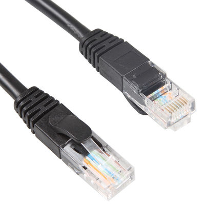 स्थिर LSZH Cat 5e पैच केबल, BC7/0.2 24AWG पैच कॉर्ड UTP Cat 5e