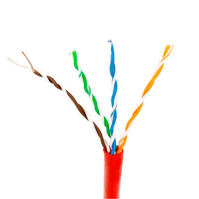 24AWG LSZH कम धुआँ Cat5e केबल, शून्य हलोजन Cat5e बाहरी केबल 305m