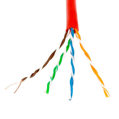 प्रैक्टिकल मल्टीकलर UTP Cat5e CCA, 0.95mm कॉपर क्लैड एल्युमिनियम Cat5e 8 जोड़े