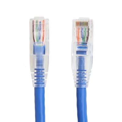 स्थिर ईथरनेट Cat6 पैच कॉर्ड UPC हाई स्पीड PVC LSZH जैकेट