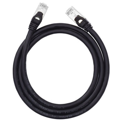एचडीपीई टिकाऊ Cat6a लैन केबल सीसीए कॉपर क्लैड एल्यूमिनियम कंडक्टर