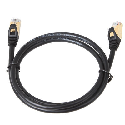 एचडीपीई टिकाऊ Cat6a लैन केबल सीसीए कॉपर क्लैड एल्यूमिनियम कंडक्टर