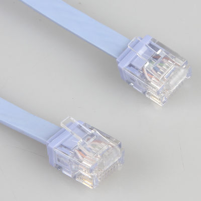 इंस्ट्रूमेंटेशन फंसे के लिए RJ45 ईथरनेट Cat5e फ्लैट केबल एचडीपीई बीसी