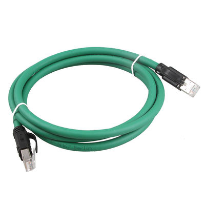 शील्ड 26AWG Cat6 S FTP केबल, BC कंडक्टर ईथरनेट इंडस्ट्रियल केबल
