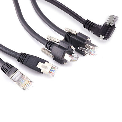 0.5-90m SFTP औद्योगिक Cat5e केबल Cat6A Cat7 नेटवर्क टिकाऊ