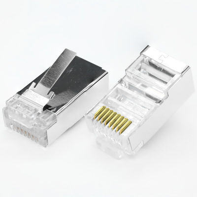 RJ45 Cat5e 8P8C इलेक्ट्रिकल वायर कनेक्टर्स UTP FTP नेटवर्क पोर्ट