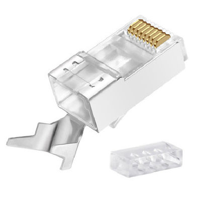 CAT5E CAT6 CAT6A CAT7 CAT8 के लिए ईथरनेट RJ45 इलेक्ट्रिकल वायर कनेक्टर्स