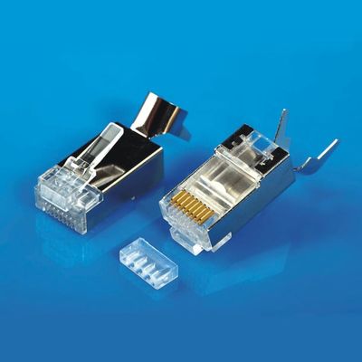 CAT5E CAT6 CAT6A CAT7 CAT8 के लिए ईथरनेट RJ45 इलेक्ट्रिकल वायर कनेक्टर्स