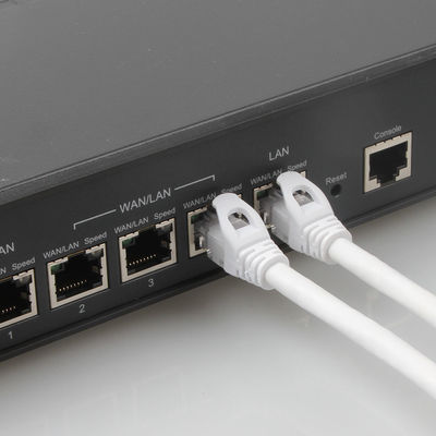 RJ45 कनेक्टर के साथ OEM Cat 6a ईथरनेट लैन केबल कॉपर 7/0.2 PVC/LSZH जैकेट