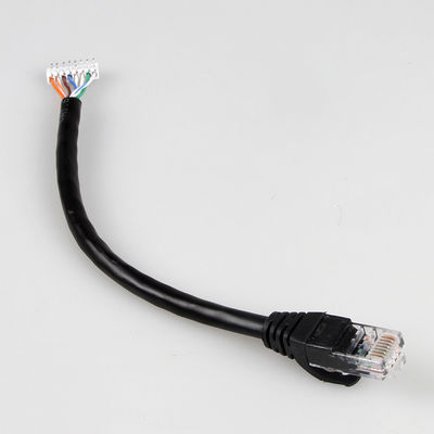 टिकाऊ AWG 22 ईथरनेट कैट 5e केबल, बेयर कॉपर JST RJ45 Cat5e केबल