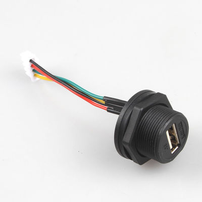 वाटरप्रूफ XH2.54 4P USB फ्रंट केबल वायर हार्नेस मैन्युफैक्चरिंग 2.54mm पिच