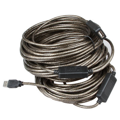 टिकाऊ PVC USB एक्टिव रिपीटर केबल, 30M USB रिपीटर एक्सटेंशन केबल