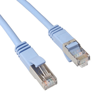 परिरक्षित FTP Cat5e पैच कॉर्ड Cat6 लंबाई 0.2m 1m 2m प्रैक्टिकल