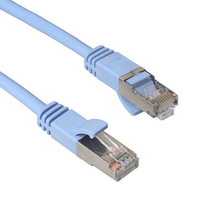 परिरक्षित FTP Cat5e पैच कॉर्ड Cat6 लंबाई 0.2m 1m 2m प्रैक्टिकल
