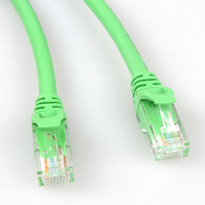 प्रैक्टिकल ग्रीन नेटवर्क केबल Cat6a लंबाई 10m 30m 50m UTP शील्ड