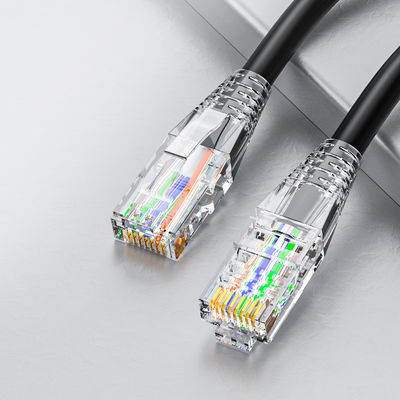 पीवीसी LSZH जैकेट के साथ टिकाऊ 26AWG Cat6 लैन केबल UTP FTP 4 जोड़ी