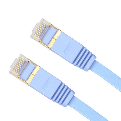 30 AWG प्रैक्टिकल फ्लैट UTP केबल, RJ45 CAT6 अल्ट्रा थिन पैच केबल